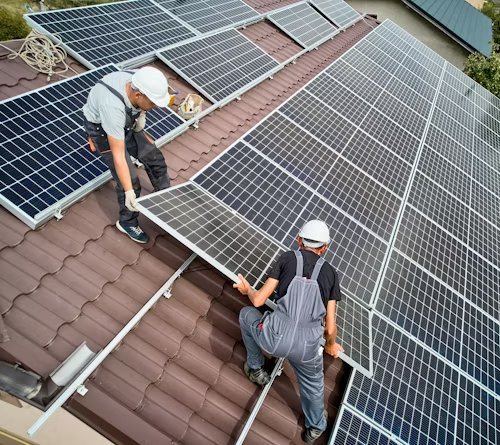 태양광 설치 사례 이미지